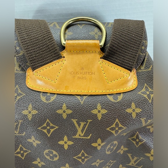 100% Authentic Louis Vuitton Monogram Montsouris GM Backpack - Picture 7 of 17